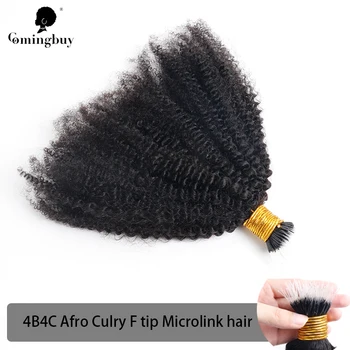 F Tip Microlinks Lidské Vlasy Rozšíření 4B4C Afro Kudrnaté Svazky Nové Plastové Pero F Tip Ve Velkém Pro Černé Ženy Comingbuy