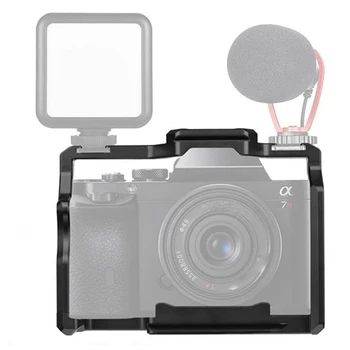 Fotoaparát Klec Video Klec Boty Úchyty Pro Sony A7M4/A7M2/A7M3/A7R3/A7R2/A72/A73/A74 Fotografické Příslušenství