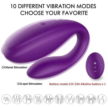 G-Spot Vibrátor Hračky Pro Sex Klitorisu Pár Vsuvka Anální Vagíny, Vibrace, Dálkové Ovládání Dospělý Sex Hračky S Duální Motory