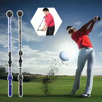 Golf Swing Vzdělávání Pomoci Stick Držení těla Korektor djustable Předloktí Swing Závěsu Trainer Pomoci Zlepšit Rotace Praxe E3S7