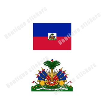 Haiti Vlajka, Státní Znak, Nálepka, Kryt Nuly Osobnosti Karikatura Vodotěsný Auto Okno Tělo Dekorace Samolepka Příslušenství