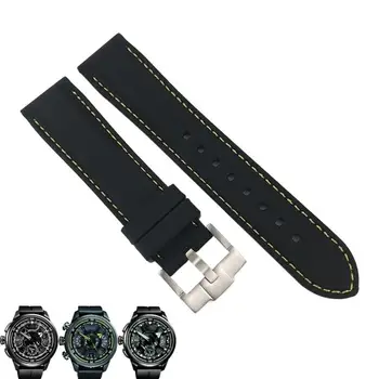 HAODEE 19mm 20mm 21mm 22mm Silikonové Pryže Watchband,Pro Citizen Seiko SKX Tissot Longines Omega IWC Casio 23mm 24mm Sport