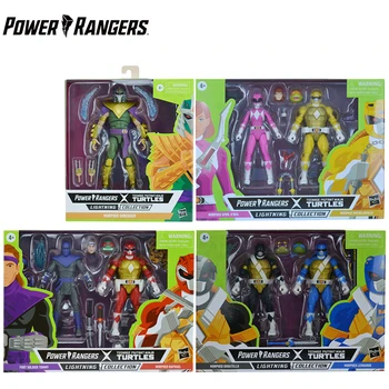 Hasbro Power Rangers X Teenage Mutant Ninja Turtles Blesk Proměnil Shredder Leonardo, Raphael, Tommy Akční Figurky, Model Hračka