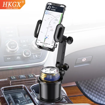 HKGX Auto Držák Expander s Mobilní Telefon Držák 360 Rotační Držák Expander Smartphone Mount Auto Interiérové Doplňky