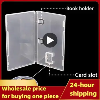 hodně Game Card Storage Case Transparentní Box Držák zásobní vložky Shell Pro Spínač NS S Knihou Držák Pro Vložena Kryt