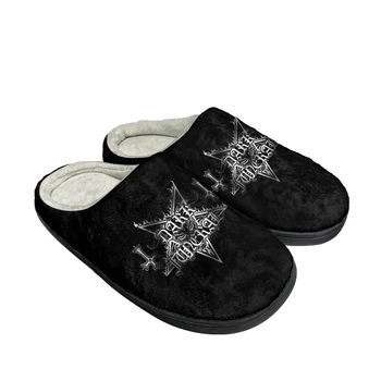Hot Fear Factory Fashion Bavlněný Vlastní Pantofle Pánské Dámské Sandály Plyšové Neformální Udržovat V Teple Boty Tepelné Pohodlné Papuče