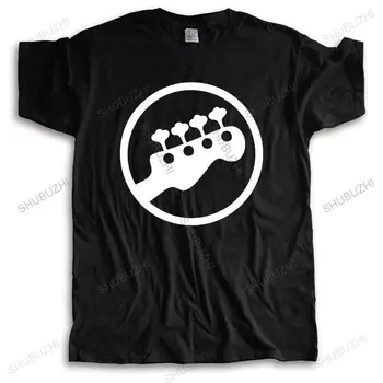 Hot prodej muže značky tričko letní tričko Bass Kytara Vřeteník Symbol Kytarista, Hráč Hudebníci značky top tees unisex teeshirt
