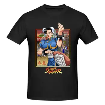 Hra Chun Li T Košile Bavlna Krátký Rukáv Custom Tshirt Muži