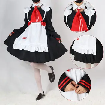 Hra Genshin Dopad Cosplay Kostým Noelle Uniformě Lolita Služka Šaty, Paruka Halloween Kostýmy Pro Ženy, Sexy Oblečení