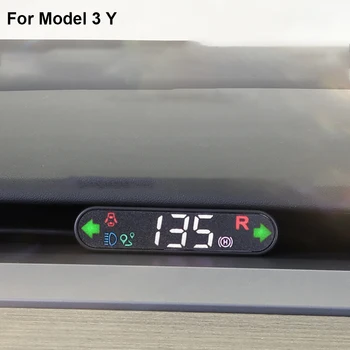 HUD Head-up Displej Pro Tesla Model Y 3 Specializované Head-up Display Rychloměr Pro Auta TESLA Model 3 Y Accessiores