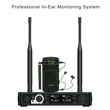 In-Ear Monitorovací Systém Stereo Bezdrátový Fázi Návratu Dobrý Přenos Zvuku High-Power Audio Vysílač, Přijímač