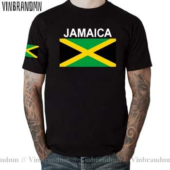 Jamajka Mužů T košile Módní 2023 Dresy Národa Týmu Tričko 100% Bavlna T-shirt Tělocvičny, Oblečení, Trička Země Sportovní JAM Jamajský