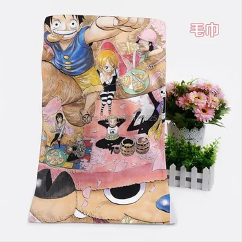 Japonské Anime Luffy Joba Kreslený Roztomilý Vana/Plážový Ručník pro Dítě Chlapec Horké Vlastní Šidítko Baby Žínka Domácí Textil Dárky