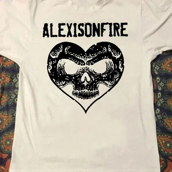 Kapela Alexisonfire bílé tričko s krátkým rukávem Všechny velikosti S až 5Xl 1F1345