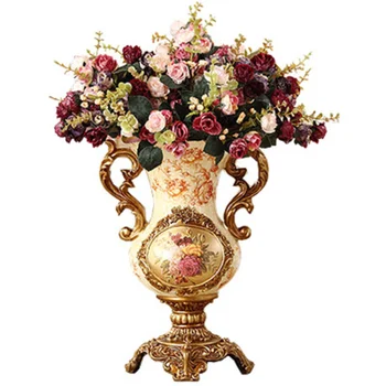 Keramická Váza Dekorace Obývací Pokoj Květinové Aranžmá Moderní Minimalistický Nábytek, Dekorativní Kreativní Luxusní Svatební Dar