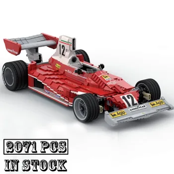 Klasický model PF-12763 312T měřítku 1:8 Formule 1 Superauto, Závodní Auto Model Buiding Tvůrci Blok Cihly Hračky pro Děti Dárek k Narozeninám