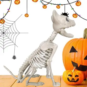 Kostra Zvířat Nádvoří Dekorace Halloween Dekorace Představují Kostru Prop Haunted House Decor Realistické Velikosti Halloween Party