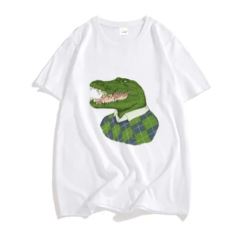 Krokodýl Vtipné Grafické T Košile Muž/žena 100% Bavlna trička Hip Hop Streetwear trička Vysoké Kvality Tisku Oblečení