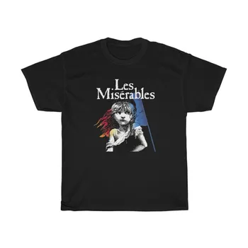 Les Miserables ( Černá ) T-Shirt Chlapci T Košile Anime Oblečení Prázdné T Košile Custom T Shirt Mens T Košile Ležérní Stylový