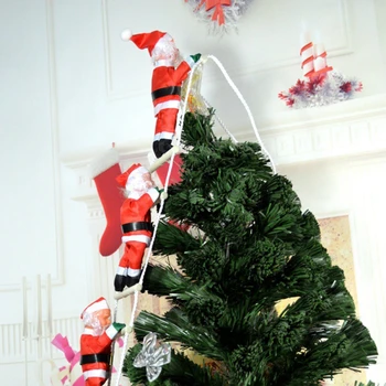 Lezení Santa Visí Ozdoba pro Vánoční Strom, Kreativní Vánoční Dovolená Dekorace Vánoční Strom Přívěsek Legrační pro Domácí Dekor