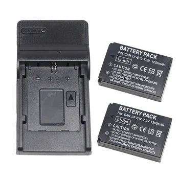 LP-E12 Baterie Fotoaparátu nebo USB Nabíječka Pro Canon EOS 100D M M2 M10 M50 M100 M200 EOS Rebel SL1 PowerShot SX70 HS LC-E12