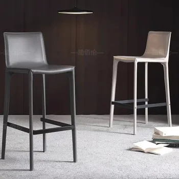 Luxusní Jídelní Židle Barové Židle Nordic Pult Recepce, Stoly, Barové Stoličky Moderní Kancelářské Salon Černá Sillas Bar Příslušenství