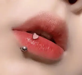 Láska Lip Ring, 316L Titan Ocel mikro Labret Podkovy Prsten Piercing v Nose Sladké Pohodě Malá Kapka Oleje Ucho Stud Piercing Šperky