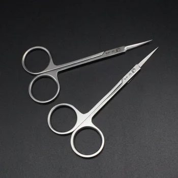 Lékařské nůžky z Nerezové oceli dvojité víčko závit pohřben otevřené oko nástrojů kosmetické stehy odstranění oční express nůžky