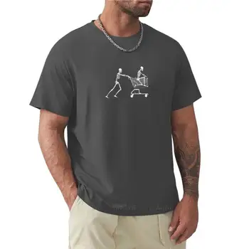 Maloobchodní Kostí Terapie T-Shirt letní top Anime t-shirt zvířecí tisk košile pro kluky Estetické oblečení obyčejné černé t košile muži