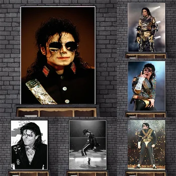 Michael Jackson Malířské Plátno Umění Zdi Rip Hudebník King Star Obrazy a Tisky, Moderní Plakát Obývací Pokoj Domácí Dekor Plakát