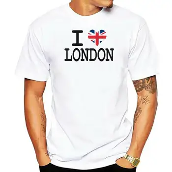 Miluju Londýn, New T-Shirt UK Spojené Království Top Británie Tee Britské Anglie LDN