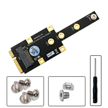 Mini PCI-E NVME Karty Adaptéru Desky Konvertor Rozšiřující Karty Stoupačky Podporuje 2230 2242 2260 2280 M. 2 NVME PCIE M Klíč