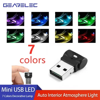 Mini USB LED Auto Světla, Auto Atmosféru Interiéru Dekorativní Světlo pro Citroen c4 c5 Berlingo Picasso Xsara Picasso Aygo