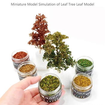 Miniaturní Model Simulace List Stromu List Model DIY Krajina, Materiály pro Lesní Písku Stůl Scenérie