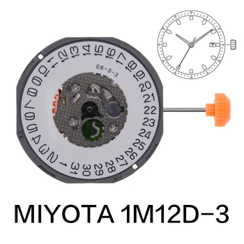 MIYOTA 1M12 Hodinky Quartz Hnutí 1M12D-3 Pohyb Japonsku tři Ručičky Datum na 3 Opravy Součástí