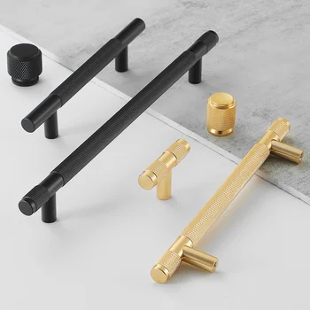 Moderní zlatá černá barva odpovídající světlo luxusní Nordic rozšířené skříň dveře zvládnout zásuvka high-end skříně z hliníkové slitiny malé