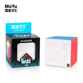 Moyu Řezání Třídě Meilong. 12x12x12 Magic Cube Rychlost 12x12 Cubo Mofangjiaoshi Magické Kostky Rychlost Puzzle Kostky Hračky