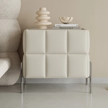 Mulati italské minimalistický noční stolek, ložnice, moderní INY styl inteligentní bezdrátové nabíjení noční stolek, světlo, luxusní