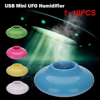 Multifunkční Zvlhčovač Vzduchu Mini Přenosný USB UFO Záporných Iontů Domácí Zvlhčovač vzduchu, Čistička Vzduchu A Páry Difuzor