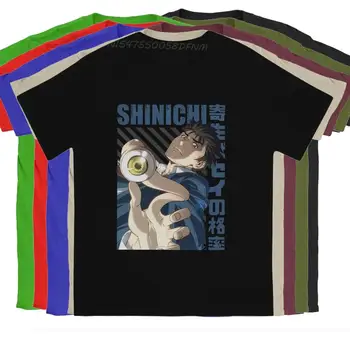 Muži Kiseijuu Shinichi Izumi trička Parasyte The Maxim Izumi Shinichi Anime Bavlněné Topy Vintage Mužů T Košile Camisas Trička