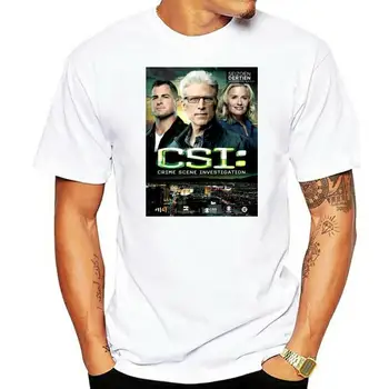 Muži tričko CSI Crime Scene Investigation Season 13 Plakát Topy Černé tričko ženy