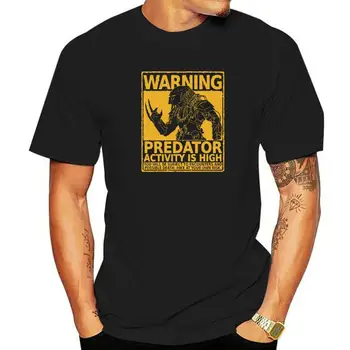 Muži Tričko Sezóně Predator Činnosti je Vysoké Černé T Shirt Men T-Shirt Design Vintage Tištěné Bavlny