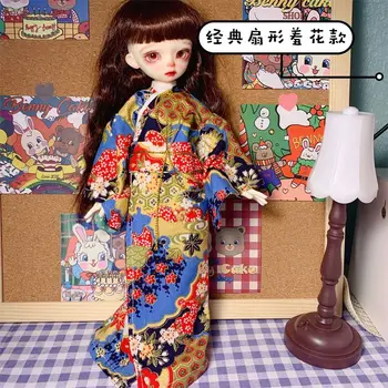 Módní 30cm Panenky, Oblečení pro 1/6 Tuku Bjd Panenka Kimono Sakura Květ Barvy Diy Dívka Hračky Dress Up Doll Příslušenství, Žádná Panenka
