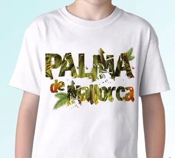 Módní Muži Palma De Mallorca - bílá Trička košile top Španělsku design T-shirt logo značky tee bavlněné oblečení, tričko