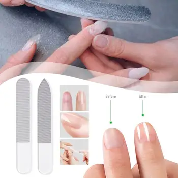 Nano Skleněný pilník na Nehty Buffer Leštění Shine Leštička Beauty Art Zařízení Transparentní Nástroje Trvalý Manikúra Broušení P5K1