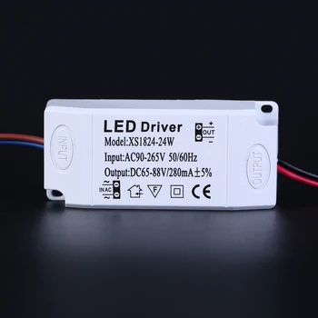 Napájení LED Ovladač Adaptér Transformátor Přepínač Pro LED Světla 1W 7W 15W 18W 24W 36W