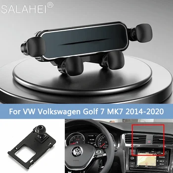Nastavitelný Auto Telefon Držák Pro VW Volkswagen Golf 7 MK7 období 2014-2020 Výstup Vzduchu Gravitace Mount Podpora GPS Držák Auto Příslušenství