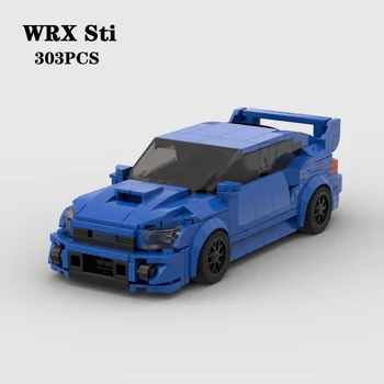 New Japan JDM WRX STI Závodní Sportovní Auto Rychlost Vozidla Šampion Racer VH Stavební Bloky, Cihly DIY Hračky pro Kluky Dárky k Narozeninám