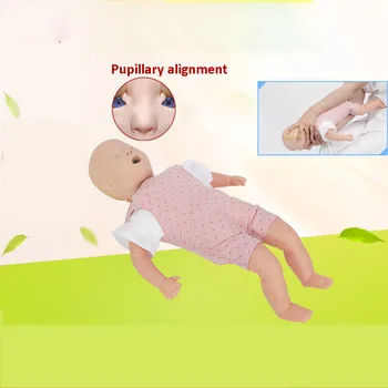 Novorozenecké Tracheální Myokardu Model Obstrukce Dýchacích cest Školení Figurína CPR Figuríny Zdravotní Sestra Učební Nástroj