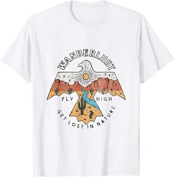 NOVÁ LIMITOVANÁ Arizona Wanderlust Thunderbird,Poušť Vibrace Retro T-Shirt